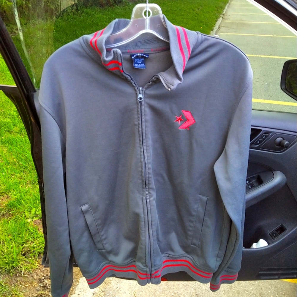 Converse retro design athletic jacket